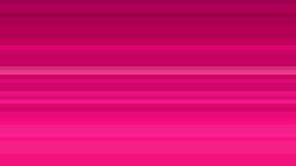 Hot Pink Horizontal Stripes Background Vector Illustration