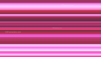 Pink Horizontal Stripes Background Design