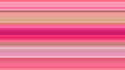 Pink and Beige Horizontal Stripes Background Vector Graphic
