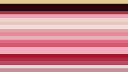 Pink and Beige Horizontal Striped Background Vector Illustration