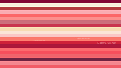 Pink and Beige Horizontal Striped Background Vector Art