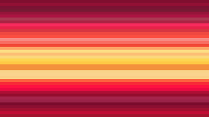 Red and Yellow Horizontal Stripes Background Vector Illustration