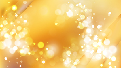 Abstract Amber Color Bokeh Background