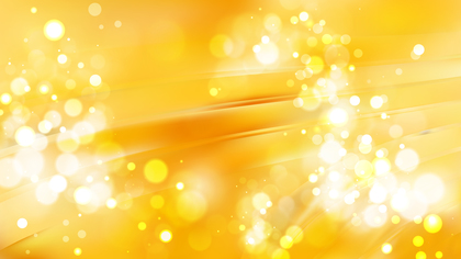 Abstract Amber Color Bokeh Lights Background