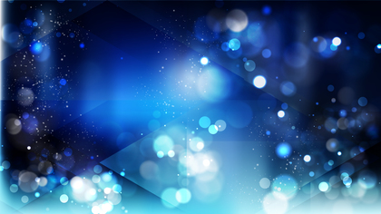 Abstract Black and Blue Bokeh Lights Background Vector