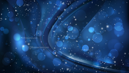 Abstract Black and Blue Blur Lights Background Vector
