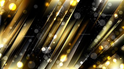 Abstract Black and Gold Defocused Background Image