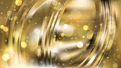 Abstract Black and Gold Bokeh Defocused Lights Background Design