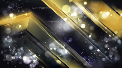 Abstract Black and Gold Lights Background