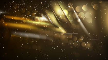 Abstract Black and Gold Defocused Background Vector