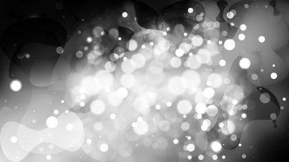Abstract Black and Grey Bokeh Background Image