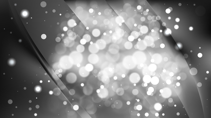 Abstract Black and Grey Blurry Lights Background Image