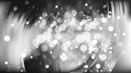 Abstract Black and Grey Defocused Lights Background Design