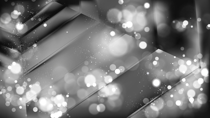 Abstract Black and Grey Bokeh Defocused Lights Background Design