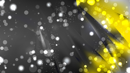 Abstract Black and Yellow Blur Lights Background Vector