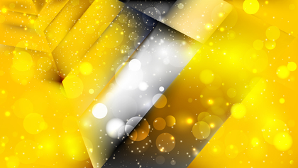 Abstract Black and Yellow Lights Background Vector