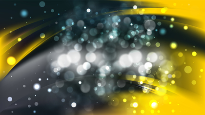 Abstract Black and Yellow Defocused Background Vector