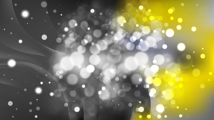 Abstract Black and Yellow Blurred Lights Background Image