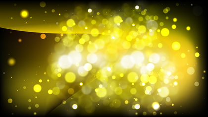 Abstract Black and Yellow Blurry Lights Background Image