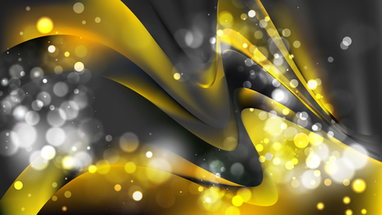 Abstract Black and Yellow Lights Background Image