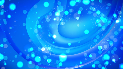 Abstract Blue Bokeh Background Design