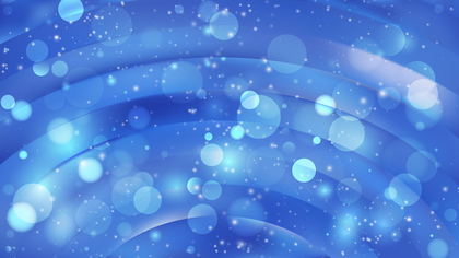 Abstract Blue Blurred Lights Background Vector