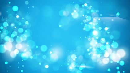 Abstract Blue Blurred Bokeh Background Image