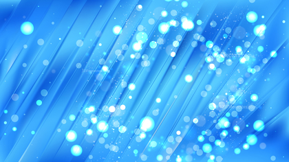Abstract Blue Blurred Lights Background Design