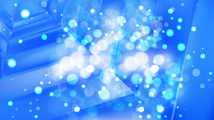 Abstract Blue Lights Background Vector