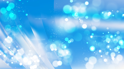 Abstract Blue and White Blur Lights Background