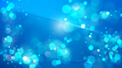 Abstract Bright Blue Blurred Lights Background Image