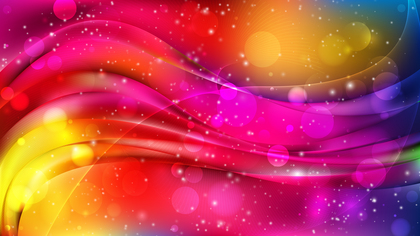 Abstract Colorful Bokeh Background Image