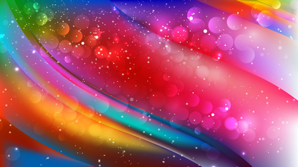 Abstract Colorful Bokeh Lights Background Image