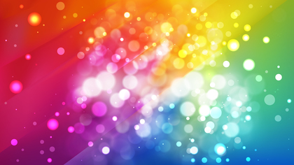 Abstract Colorful Defocused Lights Background Design