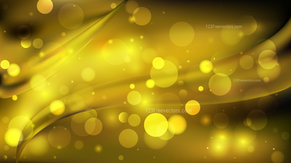 Abstract Cool Gold Bokeh Lights Background Design
