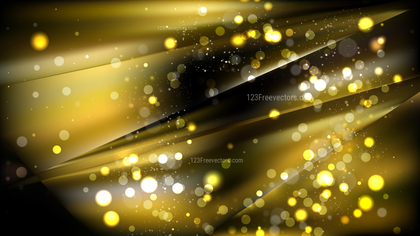 Abstract Cool Gold Defocused Background Design