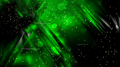 Abstract Cool Green Bokeh Lights Background