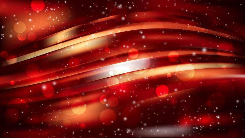 Abstract Cool Orange Blur Lights Background Design