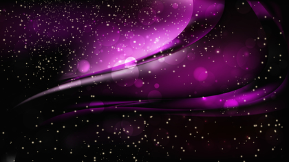 Abstract Cool Purple Bokeh Defocused Lights Background Vector