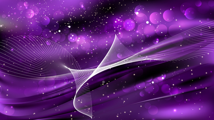 Abstract Cool Purple Blurred Bokeh Background Image