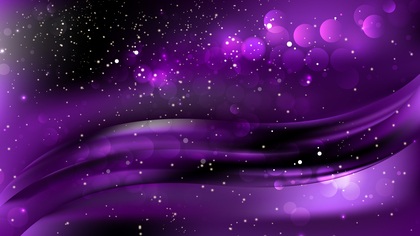 Abstract Cool Purple Blurry Lights Background Image