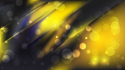 Abstract Cool Yellow Bokeh Background Image