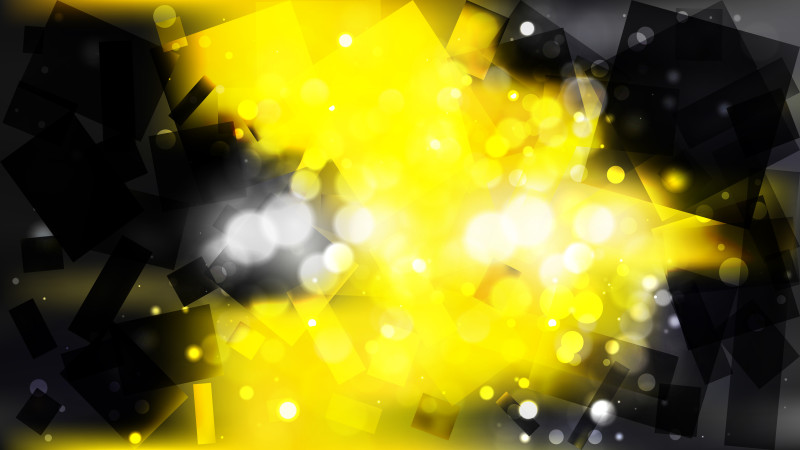 Abstract Cool Yellow Blurred Lights Background Image
