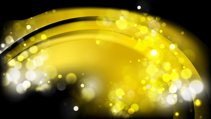 Abstract Cool Yellow Blur Lights Background Image