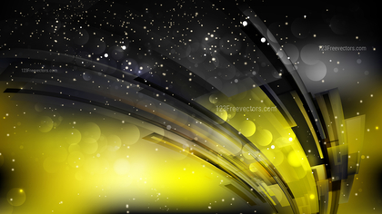 Abstract Cool Yellow Lights Background Image