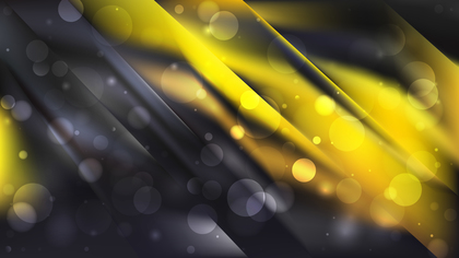 Abstract Cool Yellow Blurred Bokeh Background Image