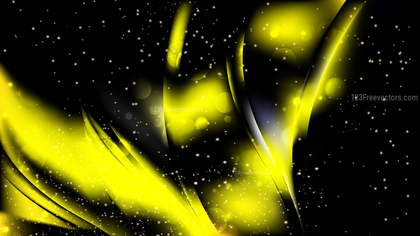 Abstract Cool Yellow Blurred Lights Background Image