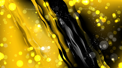 Abstract Cool Yellow Blur Lights Background Image