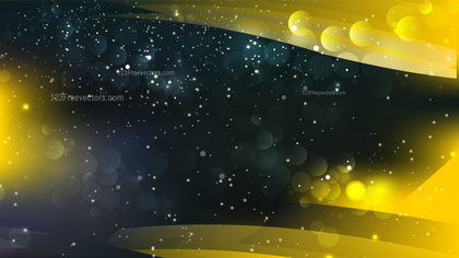 Abstract Cool Yellow Blurry Lights Background Image