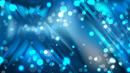 Abstract Dark Blue Bokeh Lights Background Image